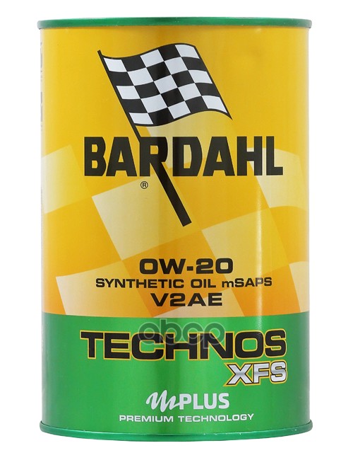 0W-20 Technos Xfs V2ae Polarplus С60 Sn, C5, Volvo Vcc Rbs0-2Ae 1Л (Синт. Моторное Масло) Bardahl арт. 366039