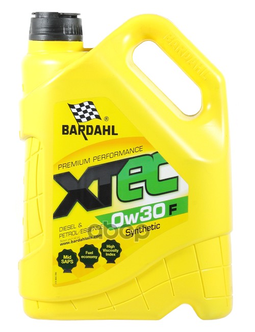 Bardahl Моторное масло XTEC 0W30 F син. (5л)