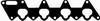 Прокладка Впускного Коллектора Mitsubishi - Colt/Lancer 1.3/1.6 (4G13/4G18) 03- Впуск Bga арт. MG9524