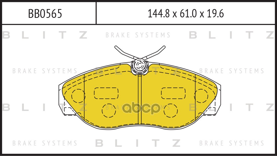 Колодки Тормозные Дисковые Citroen Jumper /Fiat Ducato /Peugeot Boxer 94-> Blitz арт. BB0565