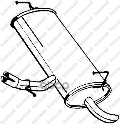 Глушитель Выхлопных Газов Конечный Bosal арт. 145201