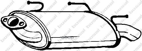 Глушитель NISSAN Almera N16 /с катализатором BOSAL 145-503 Bosal арт. 145-503