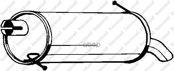 Глушитель Задняя Часть Bosal арт. 154323