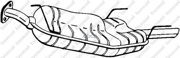 Глушитель Задняя Часть Bosal арт. 185411