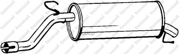 Глушитель Выхлопных Газов Конечный Bosal арт. 185685