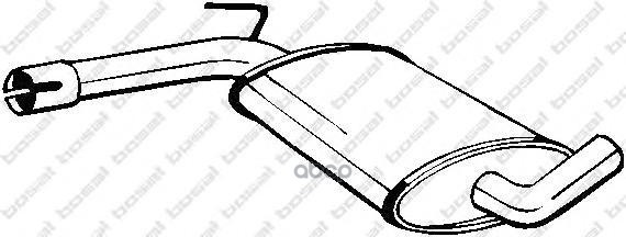 Резонатор Bosal арт. 233-481