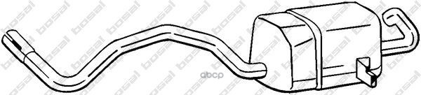 Глушитель Выхлопных Газов Конечный Bosal арт. 279565