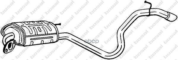 Глушитель Выхлопных Газов Конечный Bosal арт. 280147