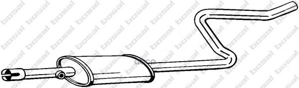 Средний Глушитель Выхлопных Газов Bosal арт. 281283