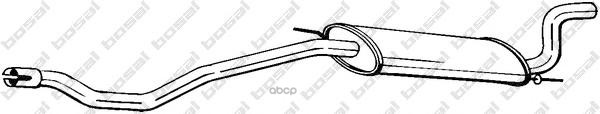 Глушитель Задняя Часть Bosal арт. 283921