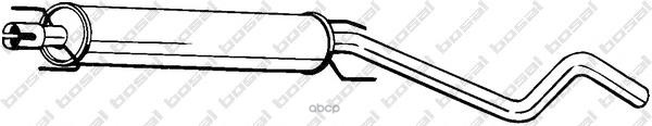 Резонатор OPEL Astra H mot.1,6L 16V BOSAL 286-473 Bosal арт. 286-473
