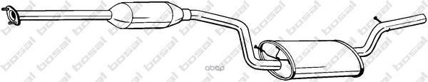 Глушитель MAZDA 3 1.41.6 03-14 BOSAL 288-203 Bosal арт. 288-203