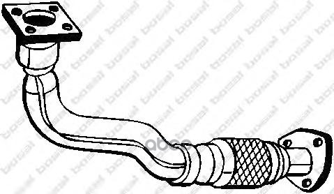 Труба Глушителя Приемная Bosal арт. 753177