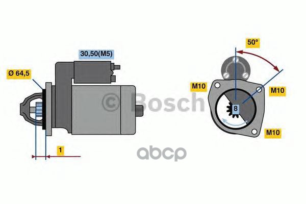 Стартер Bosch арт. 0986022810