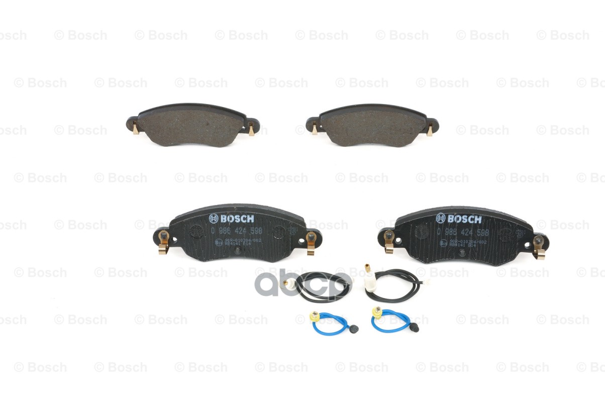 Колодки Тормозные Дисковые Передн Citroen: C5 (Dc_) 1.8 16V (Dc6fzb, Dc6fze) 01-04, C5 (Rc_) 1.8 16V/1.8 16V (Rc6fzb) 04- Bos...