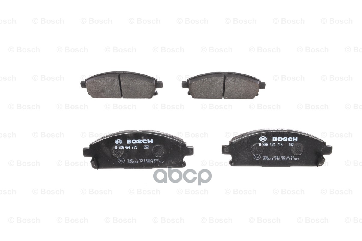 Колодки Тормозные Дисковые Nissan Pathfinder 97-04, X-Trail 01-07 Передние Bosch арт. 0986424715
