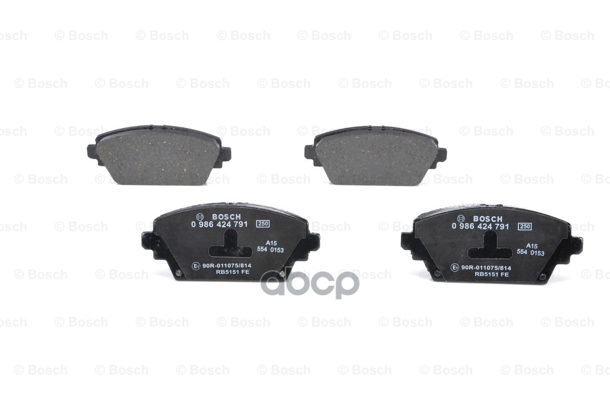 Колодки торм диск передн к-т Bosch арт. 0986424791