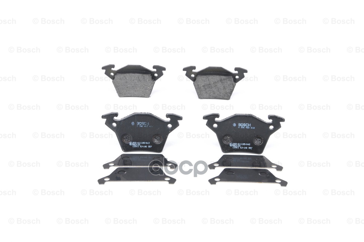 Колодки Тормозные Дисковые Bosch арт. 0986460002