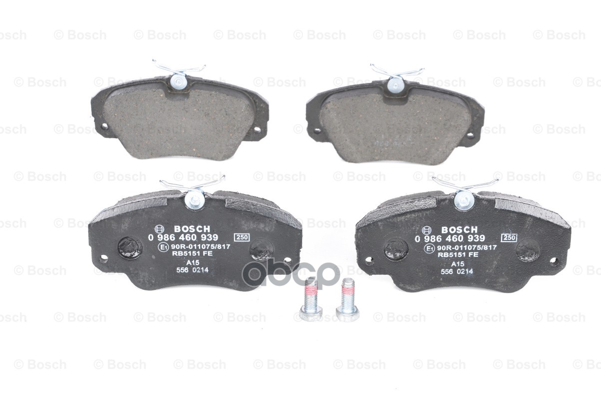 Колодки Тормозные Дисковые | Перед | Bosch арт. 0986460939