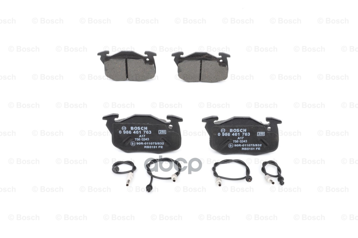 Колодки Тормозные Дисковые | Перед | Bosch арт. 0986461763