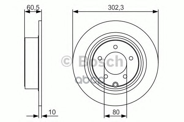 Диск тормозной Bosch арт. 0986479R07