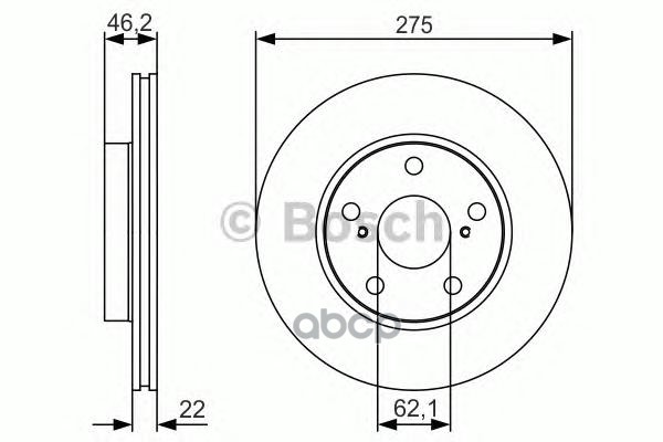 Диск тормозной Bosch арт. 0986479R97
