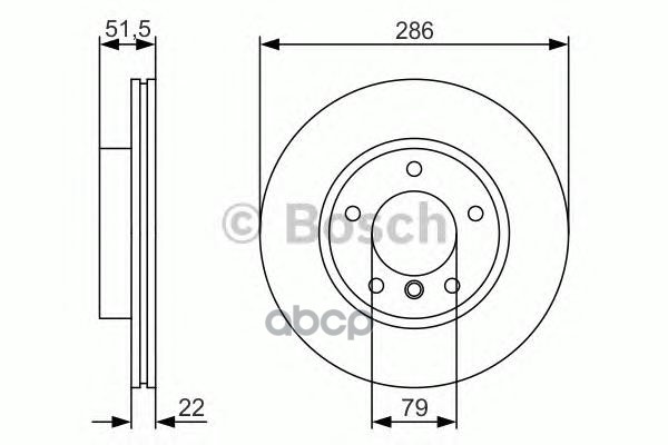 Диск Тормозной Premium 2, Передн, Bmw 320 D 98-01, Bmw 318 I 93-98, Bmw 318 I 98-01, Bmw 316 I 98-02, Bmw 316 Ti Compact 01-0...
