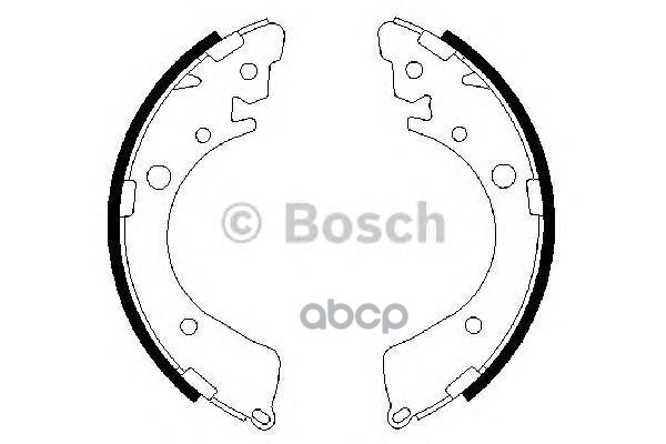 Колодки Тормозные Барабанные | Зад | Bosch арт. 0986487323
