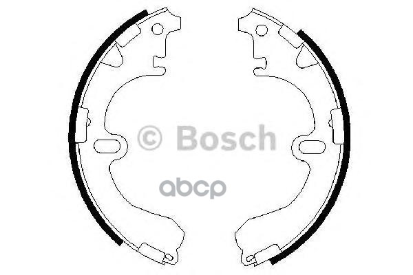 Колодки Тормозные Барабанные | Перед | Bosch арт. 0986487422