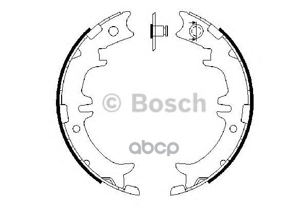 Колодки Тормозные Барабанные | Зад | Bosch арт. 0986487615