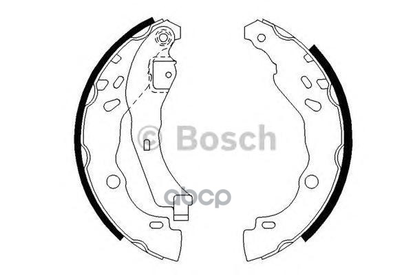 Колодки тормозные барабанные Bosch арт. 0986487627
