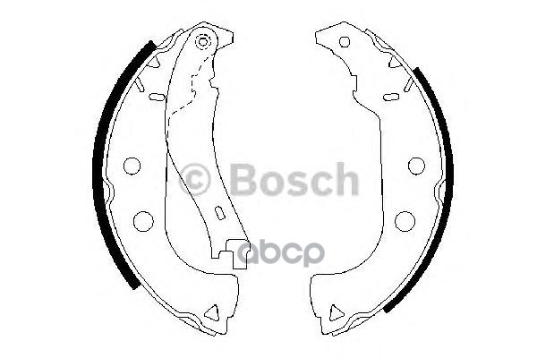 Колодки тормозные барабанные BOSCH 0 986 487 629 Bosch арт. 0 986 487 629
