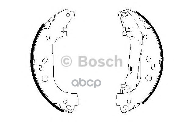 Колодки Тормозные Барабанные Ford Transit Connect 2002=> Bosch арт. 0986487667