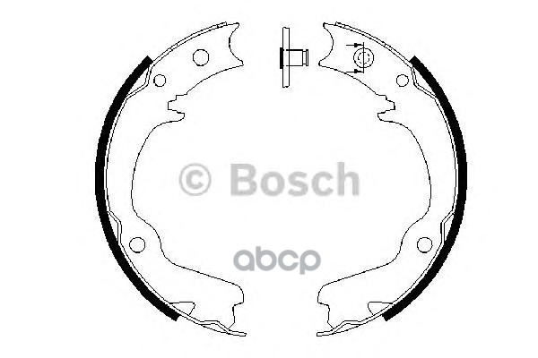 Колодки Тормозные Барабанные Bosch арт. 0986487681