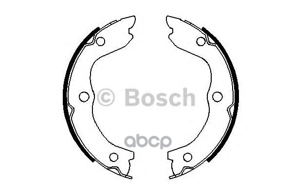 Колодка стоян тормоза Nissan X-Trail (T30) Bosch арт. 0986487698