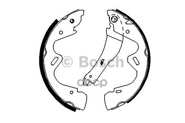 Колодки Тормозные Барабанные | Зад | Bosch арт. 0986487700
