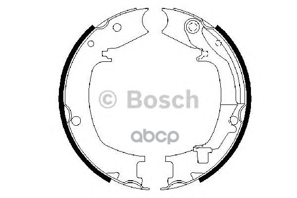 Колодки тормозные барабанные Bosch арт. 0986487711