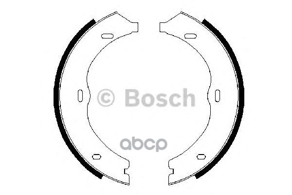 Комплект тормозных колодок, стояночная тормозная система 0986487718 Bosch арт. 0986487718