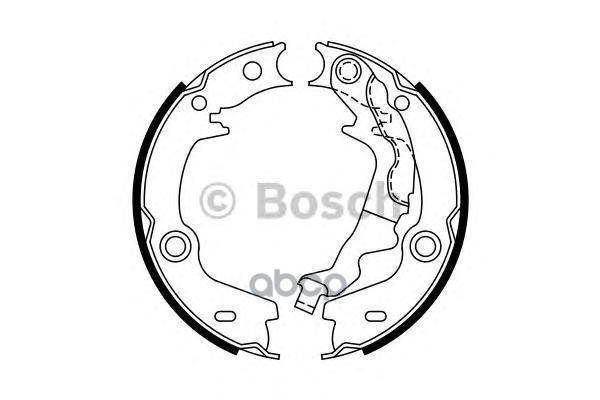 Колодки Тормозные Барабанные   | Зад | Bosch арт. 0986487761