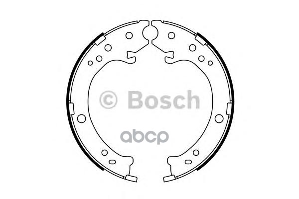 Колодки тормозные барабанные Bosch арт. 0986487765