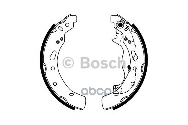 Колодки Тормозные Барабанные | Зад | Bosch арт. 0986487767