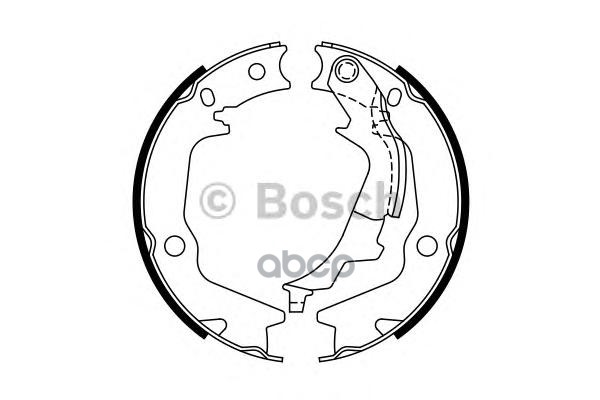 Колодки тормозные стояночного тормоза GETZ 03-06/SONATA/SANTA Bosch арт. 0986487768