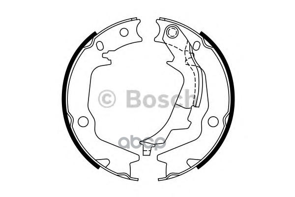 Колодки тормозные барабанные Bosch арт. 0986487769