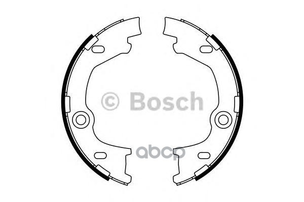 Колодки тормозные барабанные Bosch арт. 0986487777