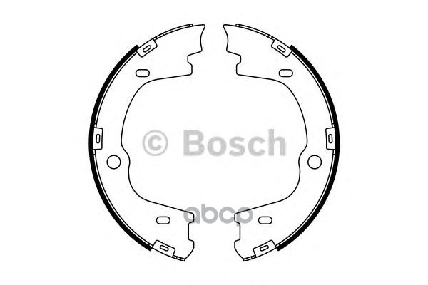 Колодки тормозные барабанные Bosch арт. 0986487778