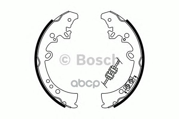 Колодки тормозные барабанные 0986487787 Bosch арт. 0986487787