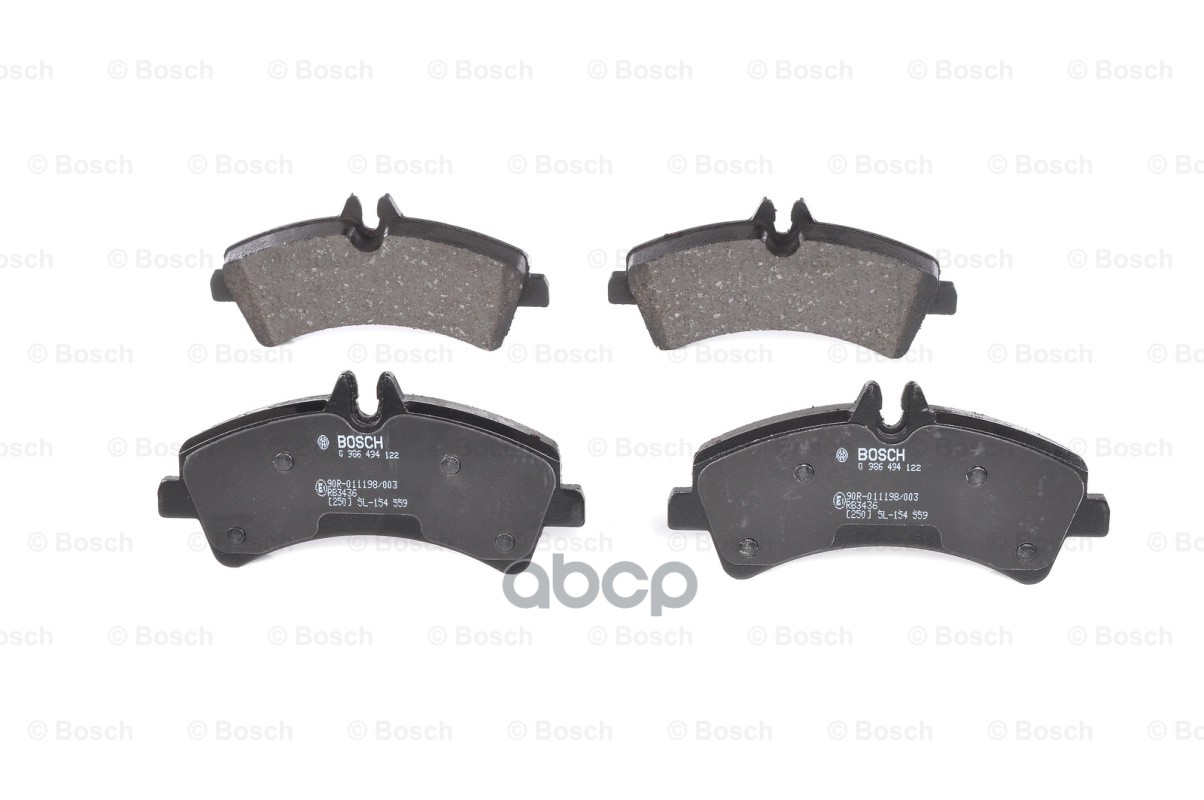 Колодки Тормозные Дисковые | Зад | Bosch арт. 0986494122