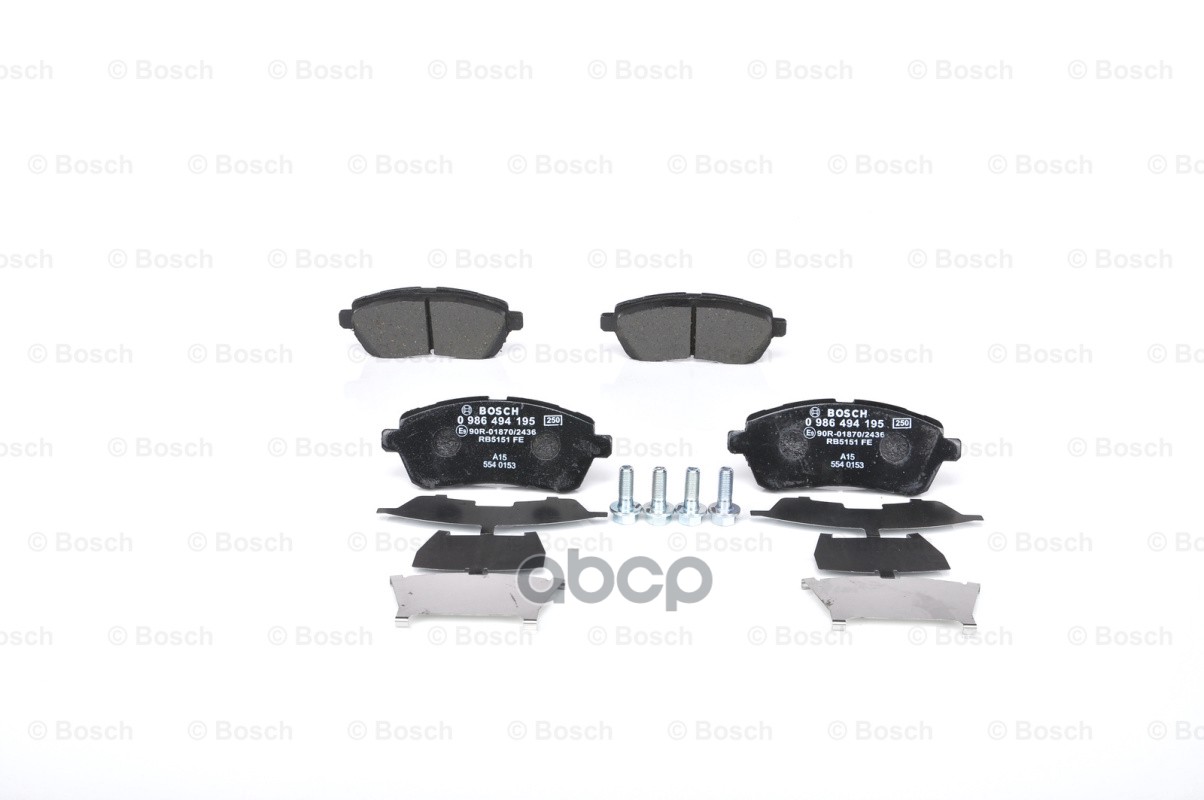 Колодки Тормозные Дисковые Передн Ford: Fiesta Vi 1.0/1.0 Ecoboost/1.25/1.4/1.4 Lpg/1.4 Tdci/1.5 Tdci/1.6 Tdci/1.6 Ti 08-, Fi...