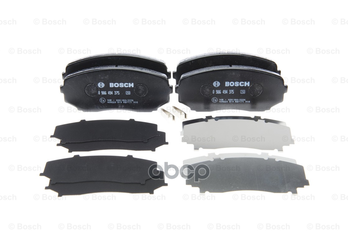 Колодки тормозные дисковые перед Bosch арт. 0986494375