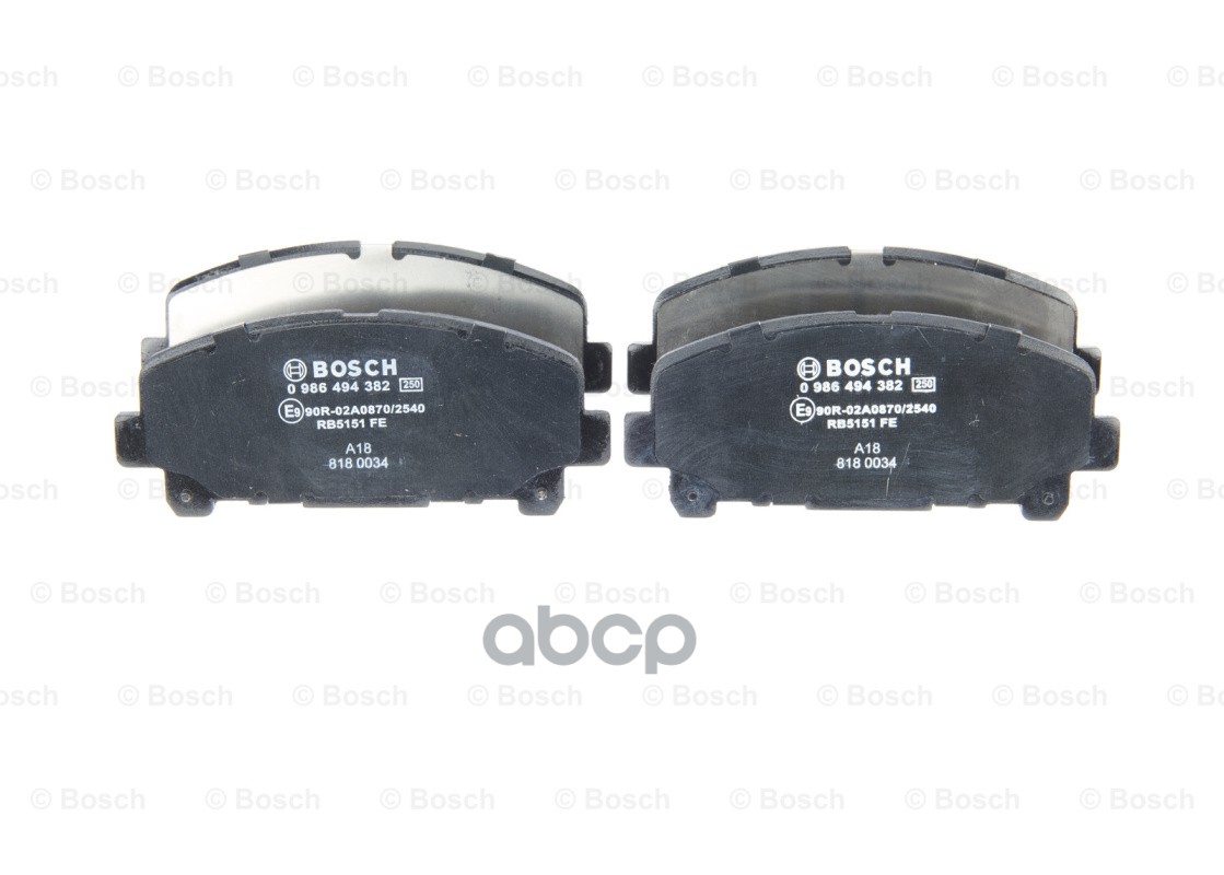 Колодки Торм Диск К-Т Honda Accord Viii 2008-2015 Bosch арт. 0986494382